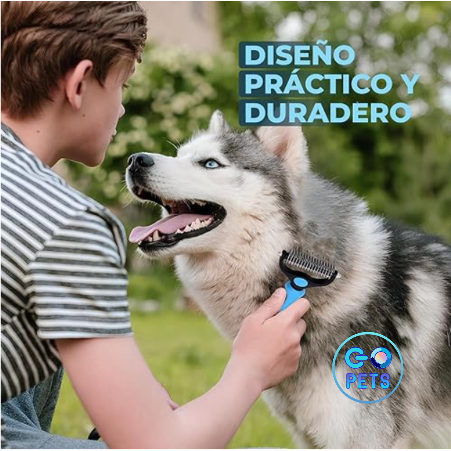 Cepillo Profesional para Perros y Gatos